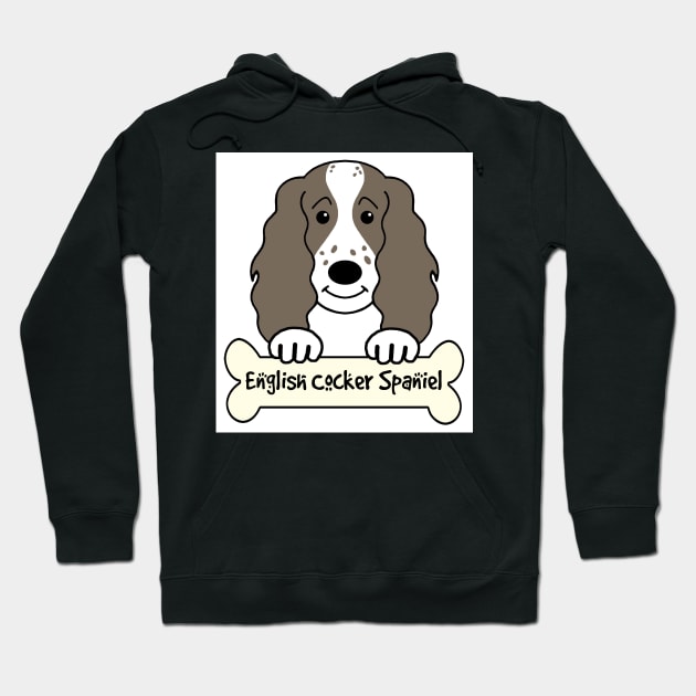 English Cocker Spaniel Hoodie by AnitaValle